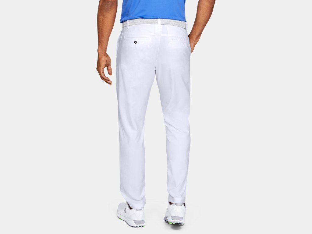 UA Matchplay Trousers (White) - Desirable Golf