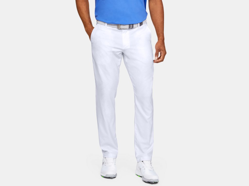 UA Matchplay Trousers (White) - Desirable Golf