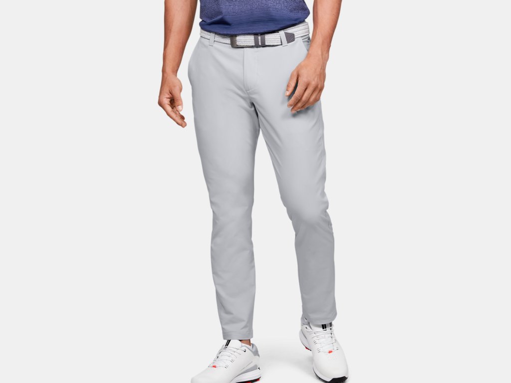 Under Armour Performance Slim Taper Trousers - Halo Grey - Desirable Golf