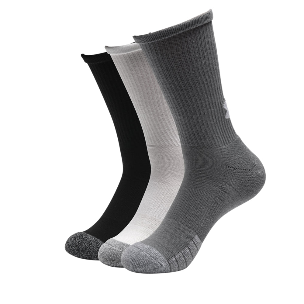 UA Heatgear Crew Socks 3-Pack (Mixed) - Desirable Golf