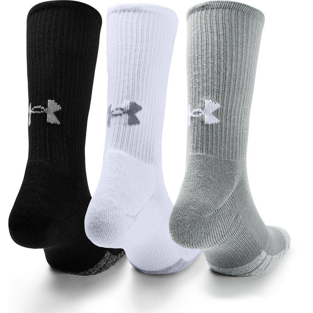 UA Heatgear Crew Socks 3-Pack (Mixed) - Desirable Golf